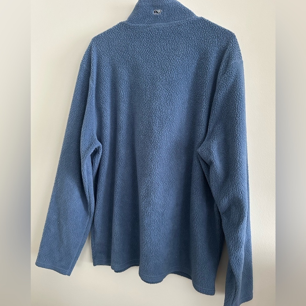 Vineyard Vines Men’s Sherpa Fleece Quarter-Zip Pullover - Picture 4 of 6